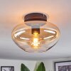 Mertola ceiling light Amber, clear, 1-light source