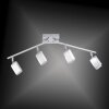 Leuchten-Direkt WELLA ceiling light LED chrome, 4-light sources