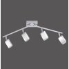 Leuchten-Direkt WELLA ceiling light LED chrome, 4-light sources