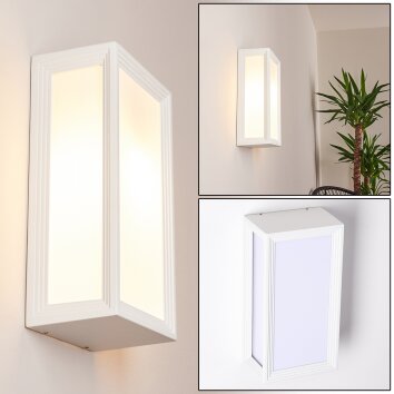 MONTREUX Outdoor Wall Light LED aluminium, white, 1-light source