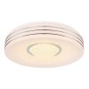 Globo MEFFA Ceiling Light LED white, 1-light source, Remote control