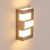 LANNION Outdoor Wall Light LED stainless steel, 3-light sources