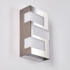 LANNION Outdoor Wall Light LED stainless steel, 3-light sources