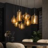 Pendelleuchte pendant light anthracite, 7-light sources