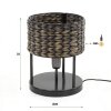 Tischleuchte table lamp dark brown, 1-light source