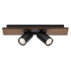 Ledvance Lights Spot ceiling light LED Wood like finish, black, 2-light sources