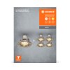 Ledvance Lights Set recessed ceiling light LED matt nickel, 5-light sources