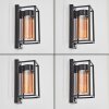 Boucinho outdoor wall light black, 1-light source, Motion sensor