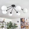 Koyoto ceiling light, globe light 15 cm white, 6-light sources