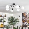 Koyoto ceiling light, globe light 15 cm white, 6-light sources