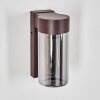 Encoberta outdoor wall light rust-coloured, 1-light source