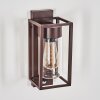 Boucinho outdoor wall light rust-coloured, 1-light source, Motion sensor