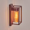 Boucinho outdoor wall light rust-coloured, 1-light source, Motion sensor