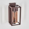 Boucinho outdoor wall light rust-coloured, 1-light source, Motion sensor