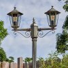 Loria outdoor light, lamp post, path light brown, gold, 2-light sources