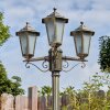 Loria outdoor light, lamp post, path light brown, gold, 3-light sources