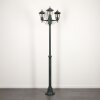 Loria outdoor light, lamp post, path light green, black, 3-light sources