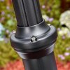 Loria outdoor light, lamp post, path light black, 2-light sources