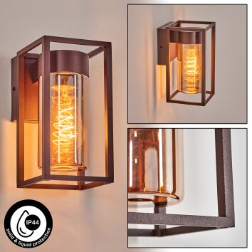 Doninhas outdoor wall light rust-coloured, 1-light source