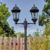 Etoe outdoor light, lamp post, path light black, 2-light sources