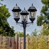 Etoe outdoor light, lamp post, path light black, 3-light sources