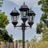 Etoe outdoor light, lamp post, path light black, 3-light sources