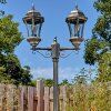 Etoe outdoor light, lamp post, path light gold, black, 2-light sources