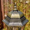 Etoe outdoor light, lamp post, path light gold, black, 2-light sources