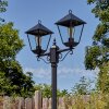 Anfei outdoor light, lamp post, path light black, 2-light sources