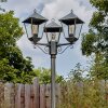 Anfei outdoor light, lamp post, path light gold, black, 3-light sources