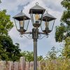 Anfei outdoor light, lamp post, path light gold, black, 3-light sources