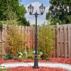 Falfosa outdoor light, lamp post, path light black, 2-light sources