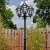 Falfosa outdoor light, lamp post, path light black, 3-light sources