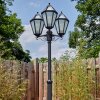 Falfosa outdoor light, lamp post, path light black, 3-light sources