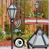 Falfosa outdoor light, path light black, 1-light source, Motion sensor