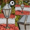 Falfosa outdoor light, pedestal light, path light black, 1-light source