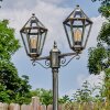 Falfosa outdoor light, lamp post, path light gold, black, 2-light sources