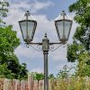 Falfosa outdoor light, lamp post, path light gold, black, 2-light sources