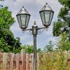 Falfosa outdoor light, lamp post, path light gold, black, 2-light sources