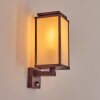 Cadafaes outdoor wall light rust-coloured, 1-light source, Motion sensor