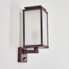 Cadafaes outdoor wall light rust-coloured, 1-light source, Motion sensor