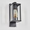 Tourega outdoor wall light black, 1-light source