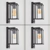 Tourega outdoor wall light black, 1-light source, Motion sensor