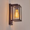 Tourega outdoor wall light black, 1-light source, Motion sensor