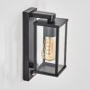 Tourega outdoor wall light black, 1-light source, Motion sensor