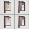 Tourega outdoor wall light rust-coloured, 1-light source