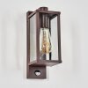 Tourega outdoor wall light rust-coloured, 1-light source, Motion sensor