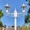 Loria outdoor light, lamp post, path light white, 2-light sources