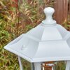 Loria outdoor light, lamp post, path light white, 2-light sources