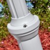 Loria outdoor light, lamp post, path light white, 2-light sources